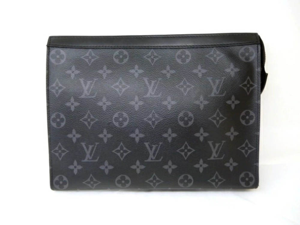 LOUIS VUITTON Bag Shoulder Pochette Voyage Monogram Eclipse Black